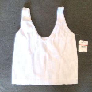 BRAND NEW Free People White Cropped Top